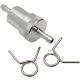 Fuel-Filter 1/4" Chrome