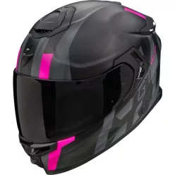 Casca Scorpion Exo-gt SP AIR Touradven Negru Mat Roz