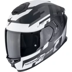 Casca Scorpion Exo-gt SP AIR Tornado Negru Mat Argintiu