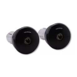Capete de ghidon Highsider Curve, negru (pereche)