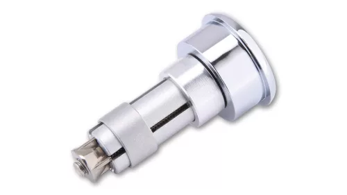 Capete de ghidon Highsider Curve, crom (pereche)