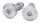 Capete de ghidon Highsider Dot, crom (pereche)