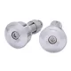 Capete de ghidon Highsider Dot, crom (pereche)