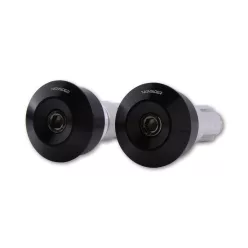 Capete de ghidon Highsider Montana Dot, negru (pereche)