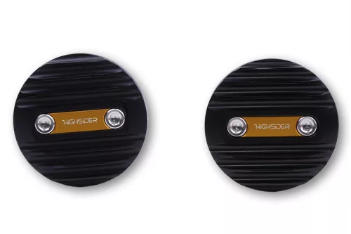 Capete de ghidon Highsider Wave, auriu (pereche)