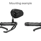 Adaptoare capete de ghidon Highsider pentru majoritatea ghidoanelor Vespa, negru (pereche)