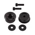 Capete de ghidon Highsider Special pentru majoritatea ghidoanelor Vespa, negru (pereche)