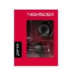 Capete de ghidon Highsider Special pentru majoritatea ghidoanelor Vespa, negru (pereche)