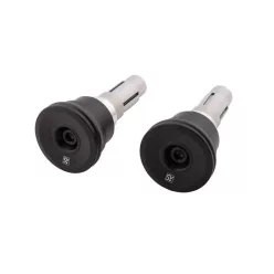 Capete de ghidon Highsider Circula-LS, negru mat (pereche)