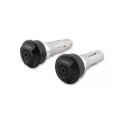 Capete de ghidon Highsider Tetra, negru (pereche)