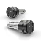Capete de ghidon Highsider Ventura-Trek LS, negru mat (pereche)