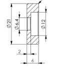 Adaptoare capete de ghidon Highsider pentru Yamaha (pereche)