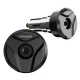 Capete de ghidon Highsider Victory-Ultra LS, negru mat (pereche)