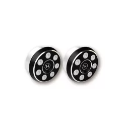 Capete de ghidon Highsider Conero tip 2, negru (pereche)