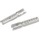 Footpegs Slash-Cut Silver