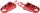 FOOTPEG STD SCAR RED