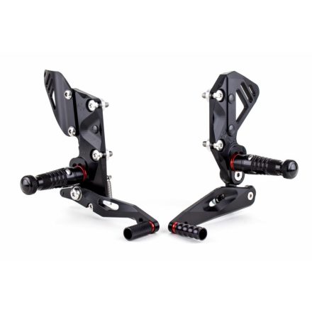 Gilles Tooling Rearset Factor-X Bk Fxr-T01-B