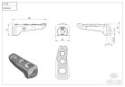 Gilles Tooling Footrest Kit Bk Uf20 Rgk-350-Uf20-Set-B