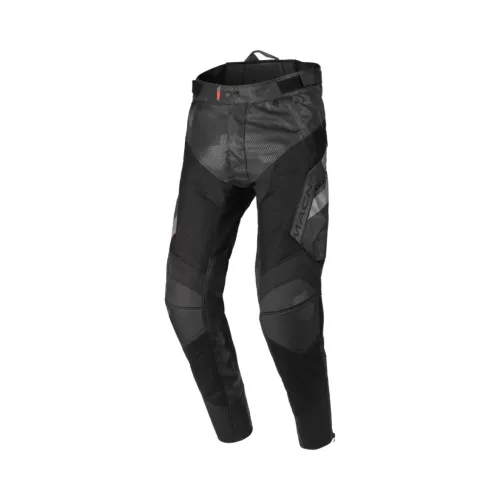 Pantaloni textil de vară Macna Qargon Tapered negru