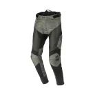 Pantaloni textil de vară Macna Qargon Tapered verde/negru