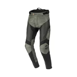 Pantaloni textil de vară Macna Qargon Tapered verde/negru
