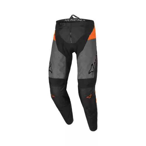 Pantaloni cross-enduro Macna BACKYARD-1 negru/gri/portocaliu
