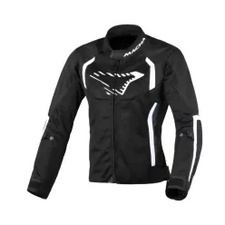 Geacă de vară textil damă Macna Grisca negru/alb