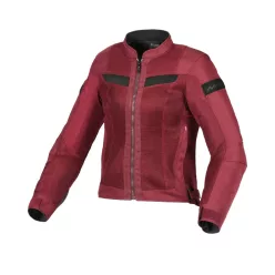 Geacă de vară textil damă Macna Velotura bordo