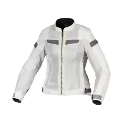 Geacă de vară textil damă Macna Velotura gri deschis