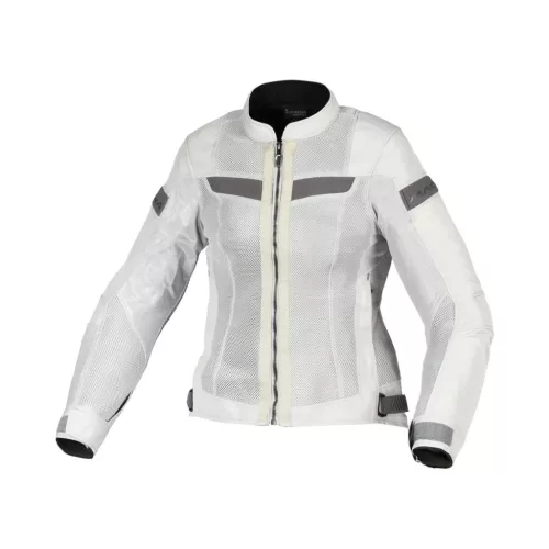 Geacă de vară textil damă Macna Velotura gri deschis