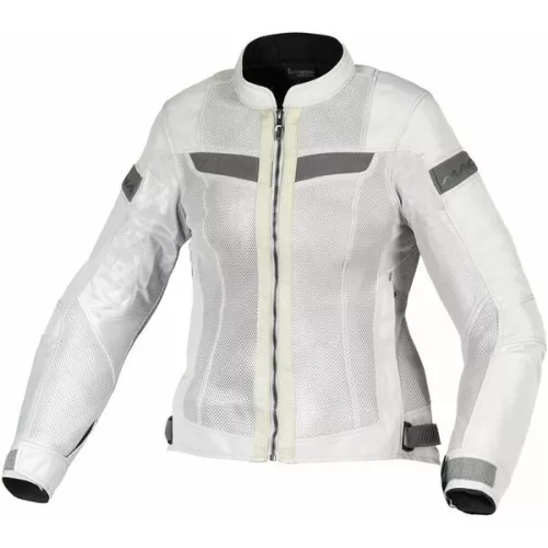 Geacă de vară textil damă Macna Velotura gri deschis