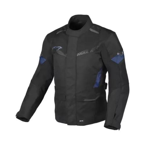 Geacă textil impermeabilă Macna Vaulture negru/albastru
