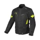 Geacă textil impermeabilă Macna Vaulture negru/galben fluo