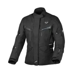   Geacă de damă textil impermeabilă touring Macna Zastra negru