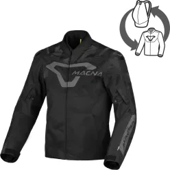 Geacă textil impermeabilă Macna Admyre negru