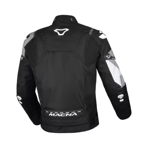 Geacă textil impermeabilă Macna Admyre negru/alb