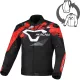 Geacă textil impermeabilă Macna Admyre negru/roșu