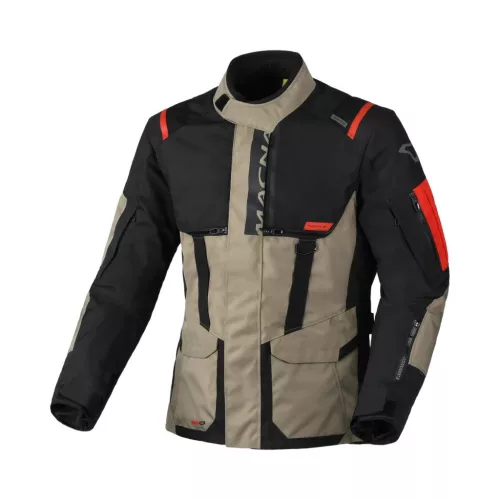 Geacă textil touring Macna Rancher 2.0 taupe/negru