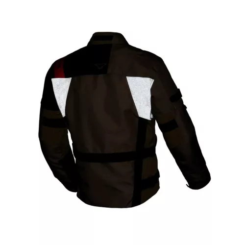 Geacă textil impermeabilă Macna Higera maro/negru