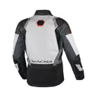 Geacă textil impermeabilă touring/adventure Macna Touros negru/gri
