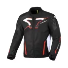 Geacă textil impermeabilă Macna Tazar 2.0 negru/roșu