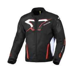 Geacă textil impermeabilă Macna Tazar 2.0 negru/roșu