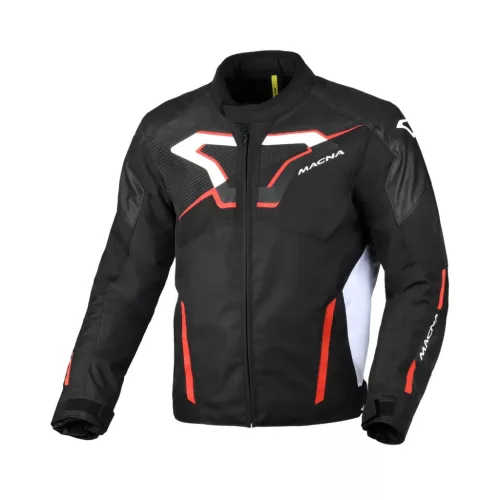 Geacă textil impermeabilă Macna Tazar 2.0 negru/roșu