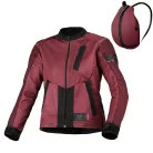 Geacă textil de vară damă Macna Torida bordo/negru