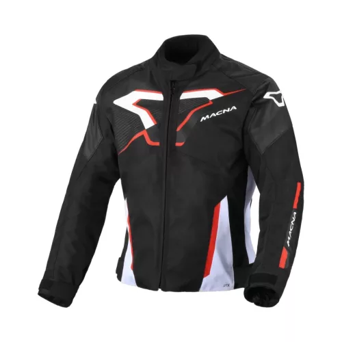 Geacă damă textil impermeabilă Macna Tazar 2.0 negru/roșu