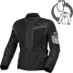 Geacă textil impermeabilă touring/adventure Macna Flexodus negru