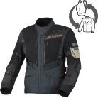 Geacă textil impermeabilă touring/adventure Macna Flexodus albastru/negru