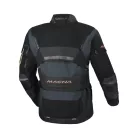 Geacă textil impermeabilă touring/adventure Macna Flexodus albastru/negru