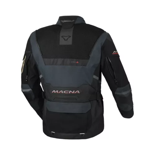 Geacă textil impermeabilă touring/adventure Macna Flexodus albastru/negru