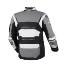 Geacă textil impermeabilă touring/adventure Macna Flexodus gri/negru